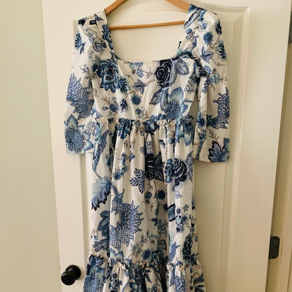 Tuckernuck Designer Inspired Jacobean Midi Dress M - Picture 8 of 12